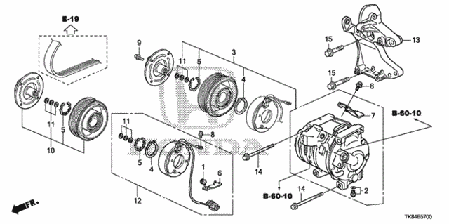 A/C Compressor for 2011 Honda Odyssey #0