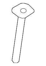 887203Q000RAS - Body: Headrest Guide for Hyundai: Elantra, Sonata Image