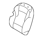 883603Q300Y3A - Body: Seat Back Cover for Hyundai: Sonata Image