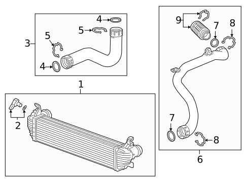 Intercooler for 2022 Cadillac XT5 #0