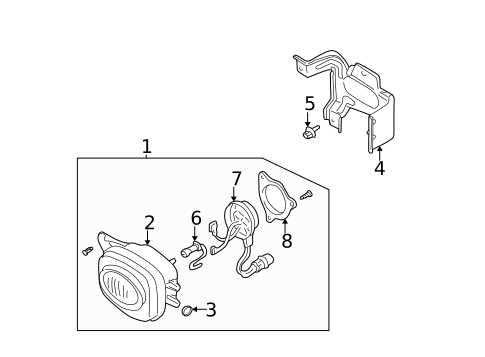 Fog Lamps for 2002 Mitsubishi Eclipse #0