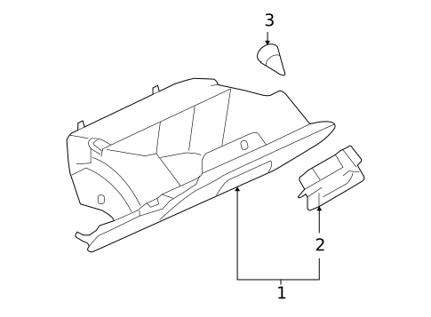 Glove Box for 2011 Chevrolet Impala #0