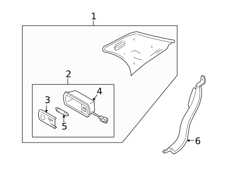 Interior Trim - Quarter Panels for 2001 Mazda Millenia #0