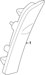 SU00308732 - Electrical: Side Marker Lamp for Toyota: GR86 Image