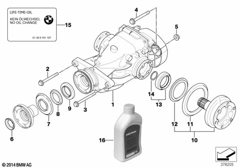 Rear-Axle-Drive for 2006 BMW M5 #0