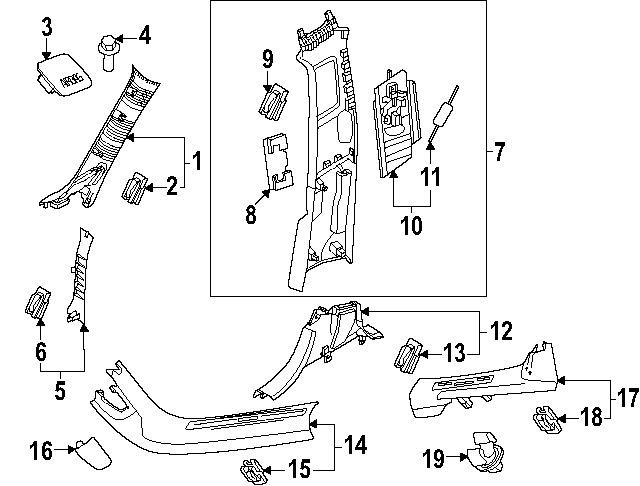 32314419 - : Belt Guide for Volvo: EX90 Image