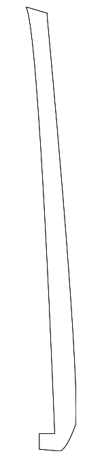 4084350 - Body: Vertical Support for Dodge: B150, B1500, B250, B2500, B350, B3500, Ram 1500 Van, Ram 2500 Van, Ram 3500 Van Image