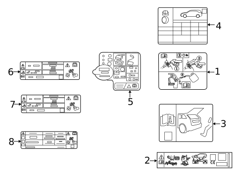 Labels for 2025 Ford Bronco Sport #0