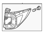 33500TGSA01 - : Tail Lamp Assembly for Honda: Passport Image