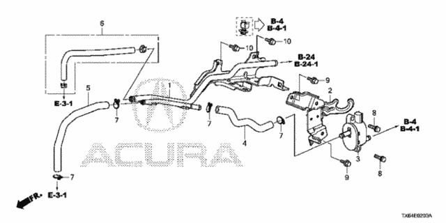 Install Pipe - Tubing (2.4L) (1) for 2014 Acura ILX #0