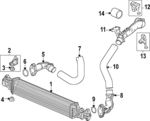 1970268AA00 - Cooling System: Inter-cooler Mount Bracket for Honda: CR-V Image