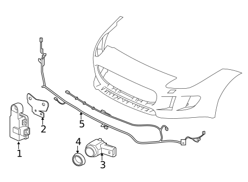 Bumper & Components - Front for 2020 Jaguar F-Type #2