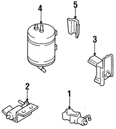Emission System for 1995 Kia Sephia #1