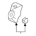 82295T39A21 - Body: Pivot Bracket for Acura Image