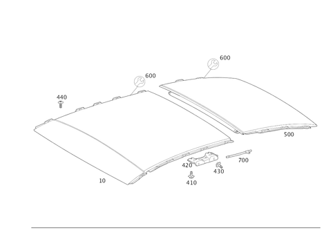 Panoramic Sunroof for 1995 Mercedes-Benz E300 #0