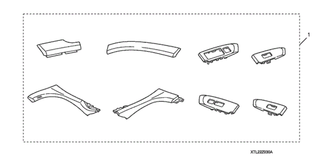 Interior Panels - Dark Metal for 2009 Acura TSX #0