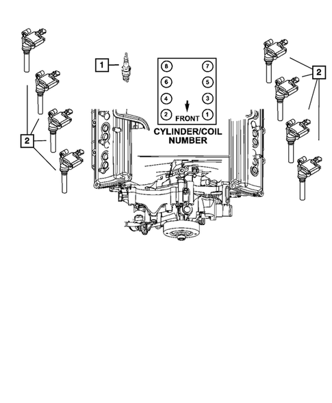 Ignition - Spark Plugs, Cables, Coils, and Glow Plugs for 2011 Ram 2500 #0