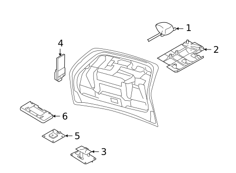 Antenna & Radio for 2007 Audi A4 Quattro #0