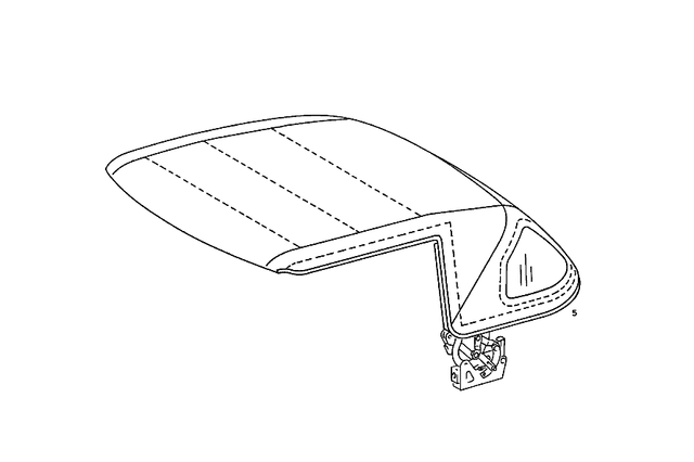 1077700302 - Soft Top: Soft Top Base for Mercedes-Benz Image image