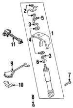 8972203740 - : Actuator Bracket for Isuzu Image