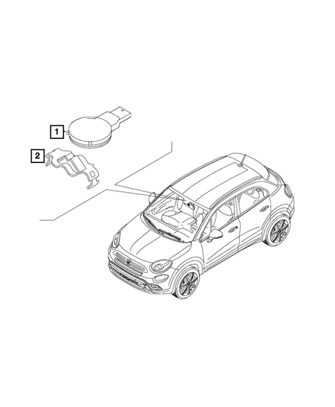 Sensors for 2017 Fiat 500X #11