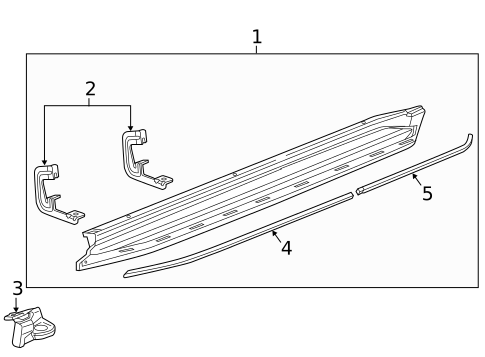Running Board for 2017 Chevrolet Tahoe #1