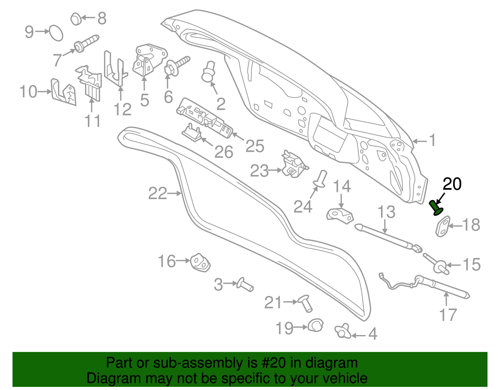 Guide Wedge Retainer Screw - Porsche (N-906-481-02)