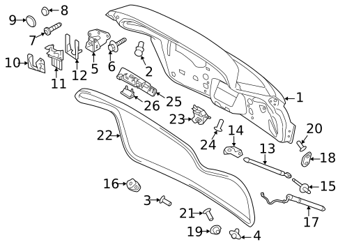 Gate & Hardware for 2023 Porsche 718 Spyder #0