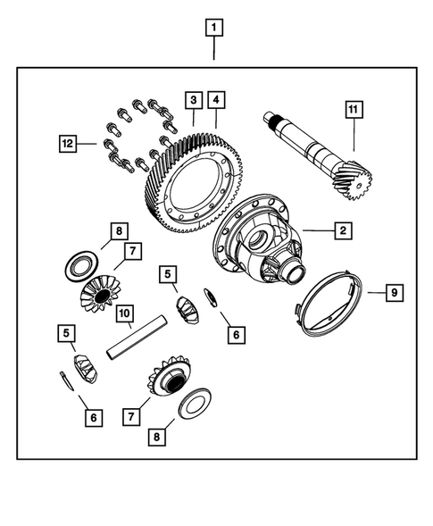 Differential for 2009 Dodge Journey #1