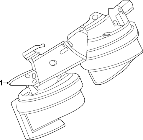 Horn for 2024 Ford Maverick #0