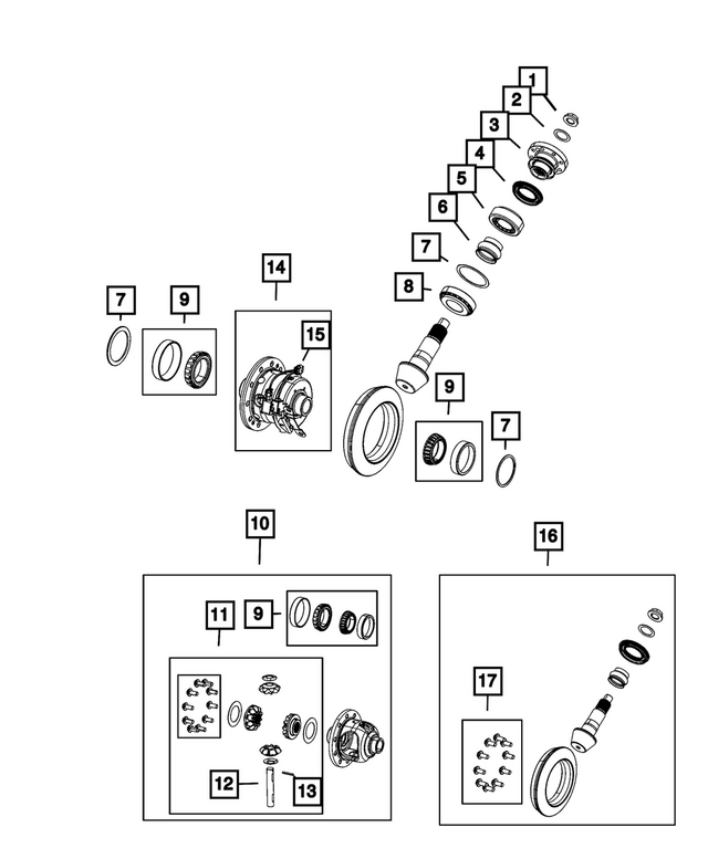 68400359AA - Differential and Drive Line: Thrust Washer for Mopar Image