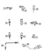 68490043AA - Electrical: Crankcase Pressure Sensor for Mopar Image