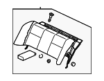 6902A657XA - Body: Seat Back Assembly for Mitsubishi Image
