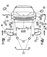 4574837 - Electrical: Fog Lamp, Left for Mopar Image