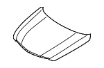 664003S000 - Body: Hood for Hyundai: Sonata Image