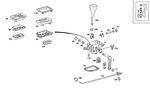 1245846738 - Gearshift Mechanism: Sticker for Mercedes-Benz Image