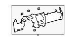 5530312350E0 - Body: Lower Dash Panel for Toyota: Corolla Image