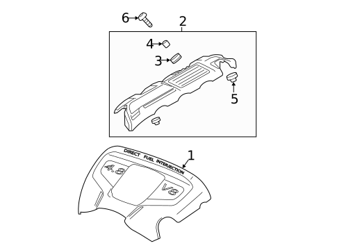 Engine Appearance Cover for 2012 Porsche Panamera #0