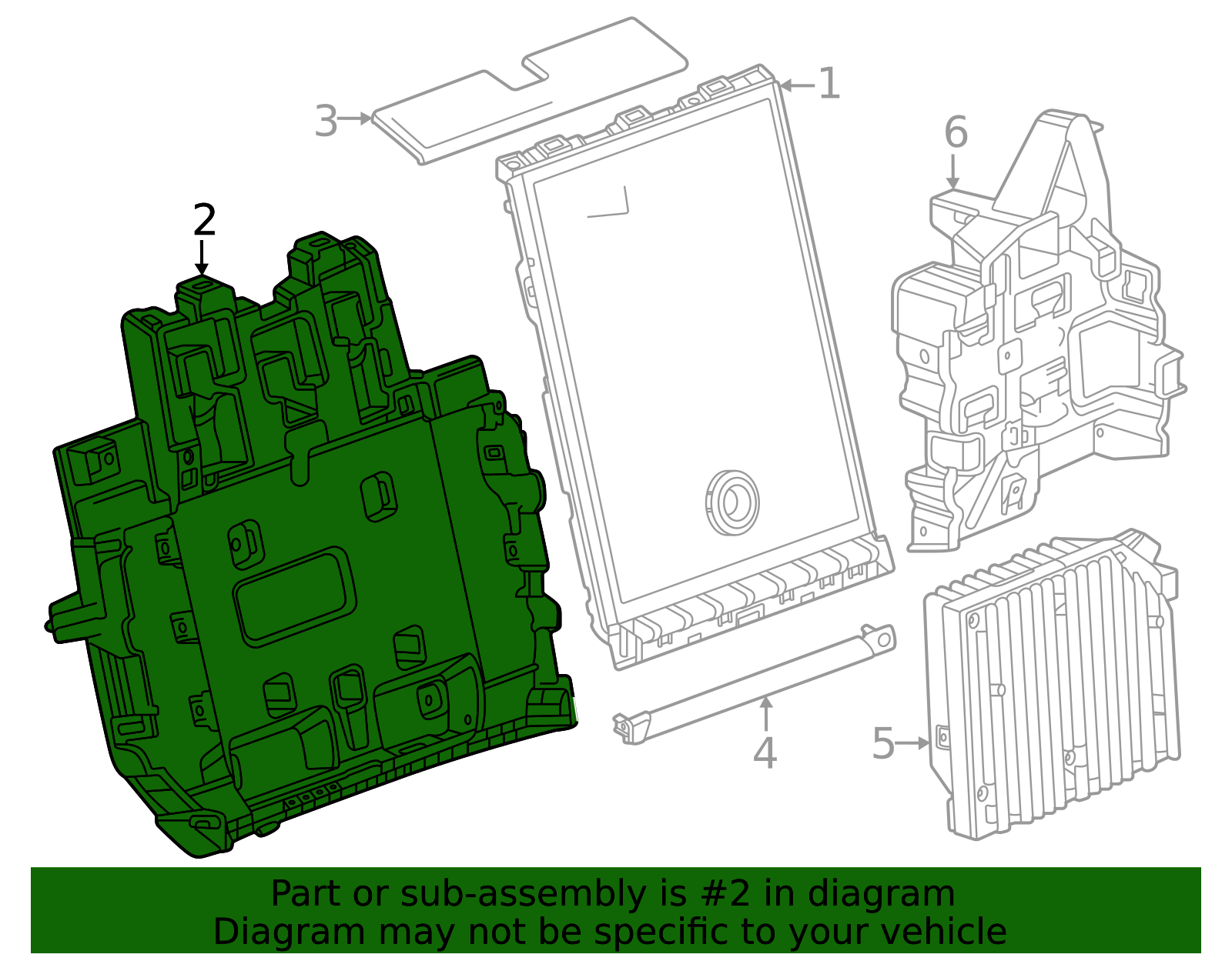 2025-2026 GMC Mount Bracket 85656565 | OEM Parts Online