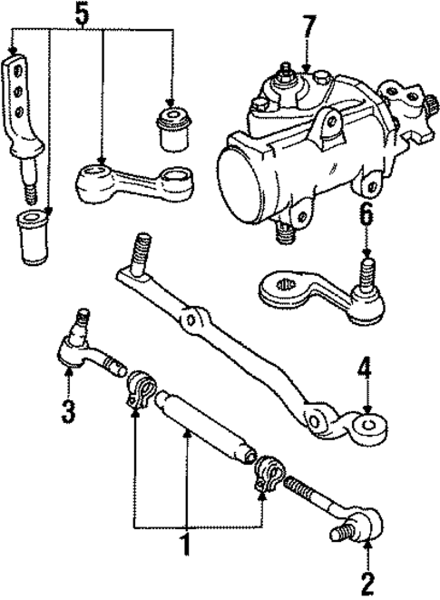 Steering Gear & Linkage for 1986 Lincoln Town Car #1