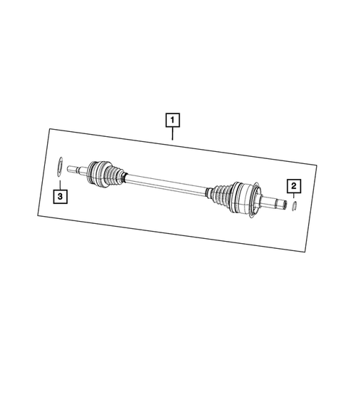 Rear Axle Shafts for 2015 Chrysler 300 #0