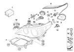 63116933241 - Lighting: Repair Kit Headlight for BMW Image