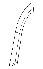 6XN67GXHAD - Body: Flare Extension for Jeep: Grand Cherokee, Grand Cherokee L Image