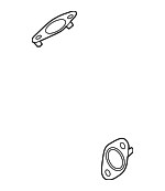 187165R0004 - Emission System: Exhaust Gas Re-circulation (Egr) Tube Gasket for Honda: Clarity, Fit, Insight Image