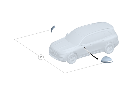 Mirror for 2022 Mercedes-Benz EQB 350 #0