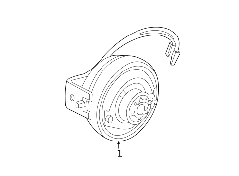Horn for 2003 Dodge Ram 3500 #0