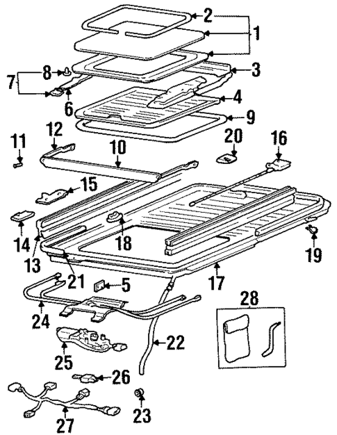 Sunroof for 2000 Hyundai Elantra #0