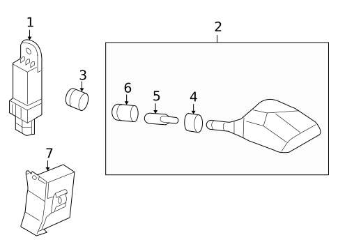 Tire Pressure Monitor Components for 2011 Nissan GT-R #0