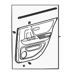 6763048160A1 - Body: Door Trim Panel for Toyota: Highlander Image