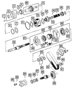4338909 - Transfer Case Model 242 [DHC, DHP]: Ring for Dodge: Ram 2500, Ram 3500 | Jeep: Cherokee, Grand Cherokee, Liberty, Wrangler Image
